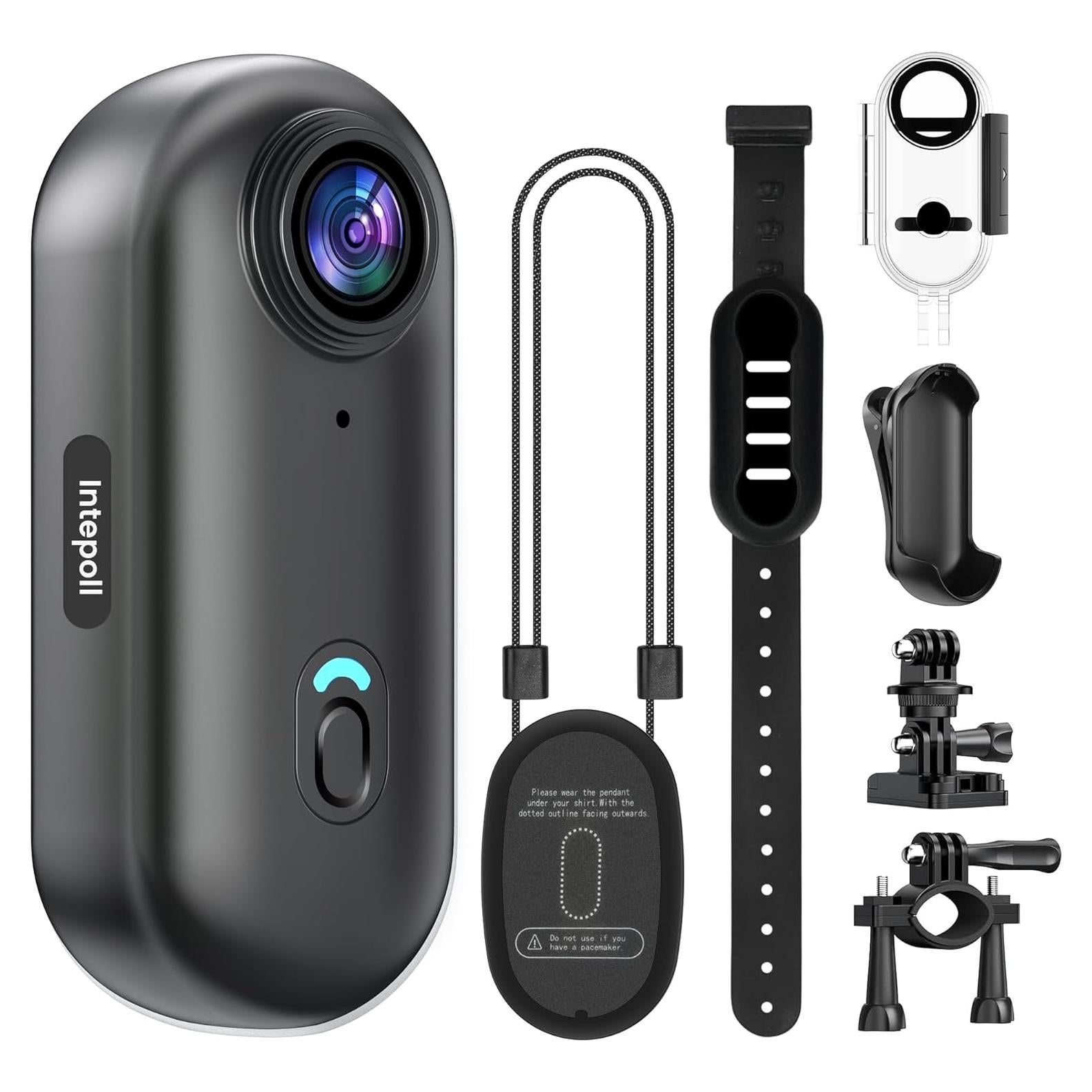 Cámara de acción 4K Intepoll BS-BC-GH88 128GB impermeable