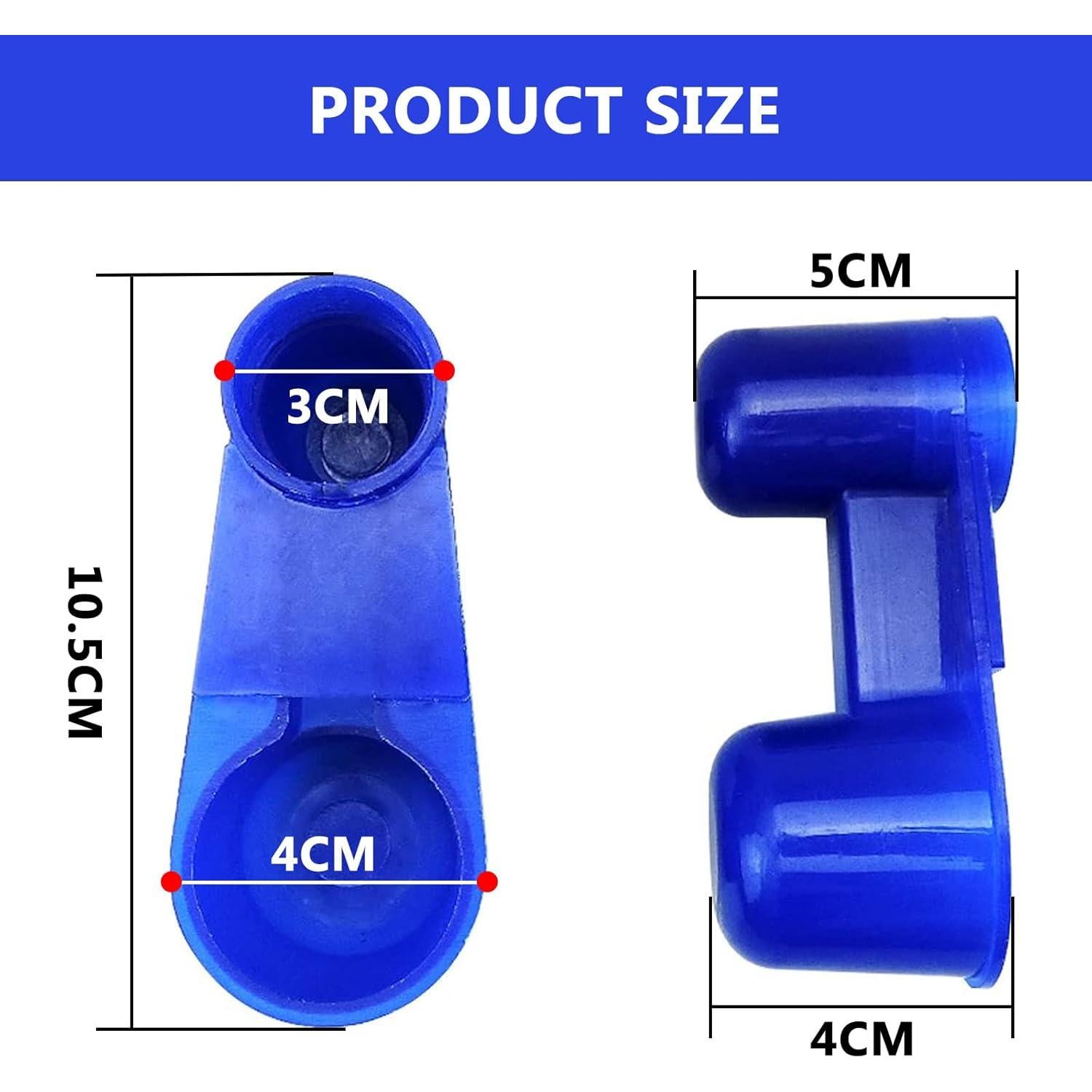 15 Tazas Automáticas para Aves Rongyang Azul 10.92 cm