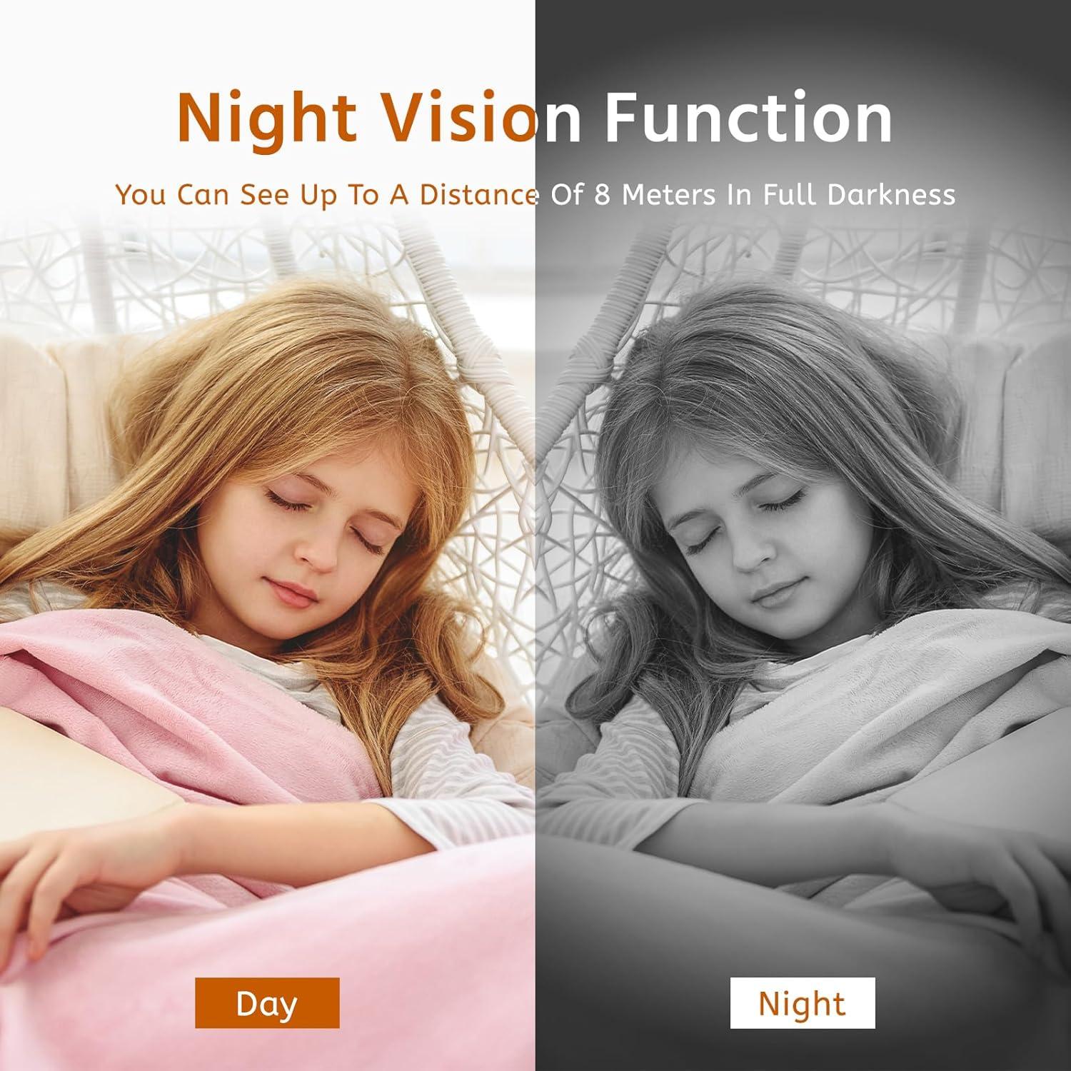 Cámara de Seguridad Inalámbrica 4K RXIMA con Visión Nocturna