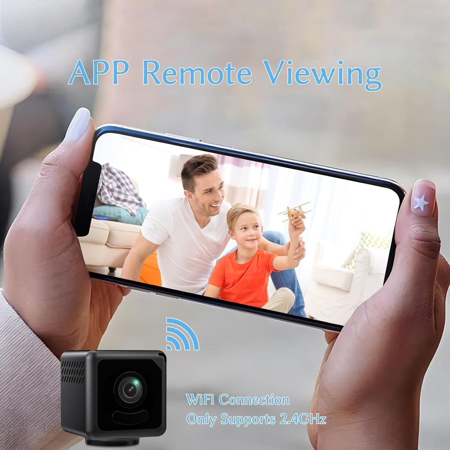 Cámara de Seguridad Inalámbrica 4K LMQPT con Visión Nocturna