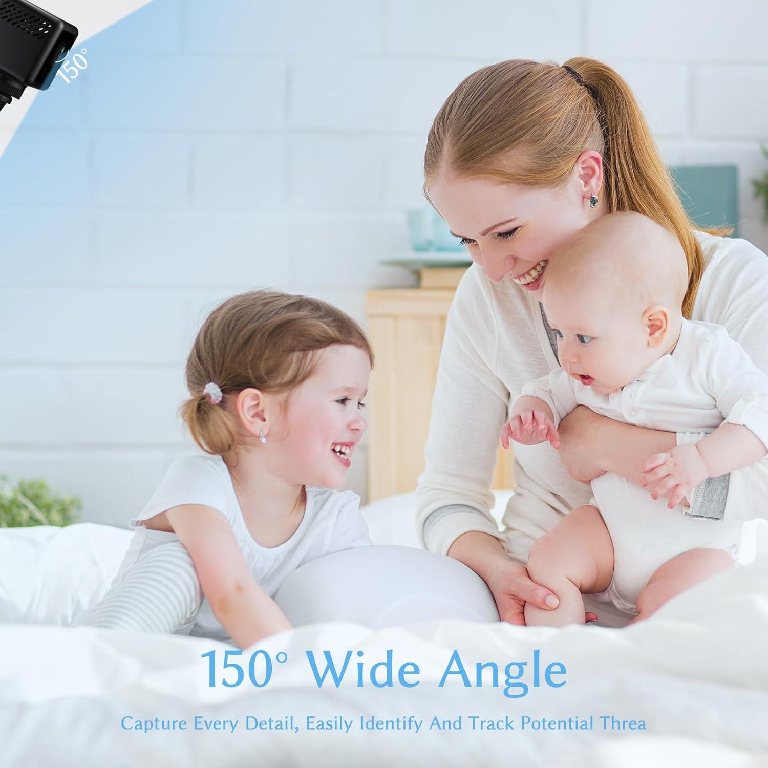 Cámara de Seguridad Inalámbrica 4K LMQPT con Visión Nocturna