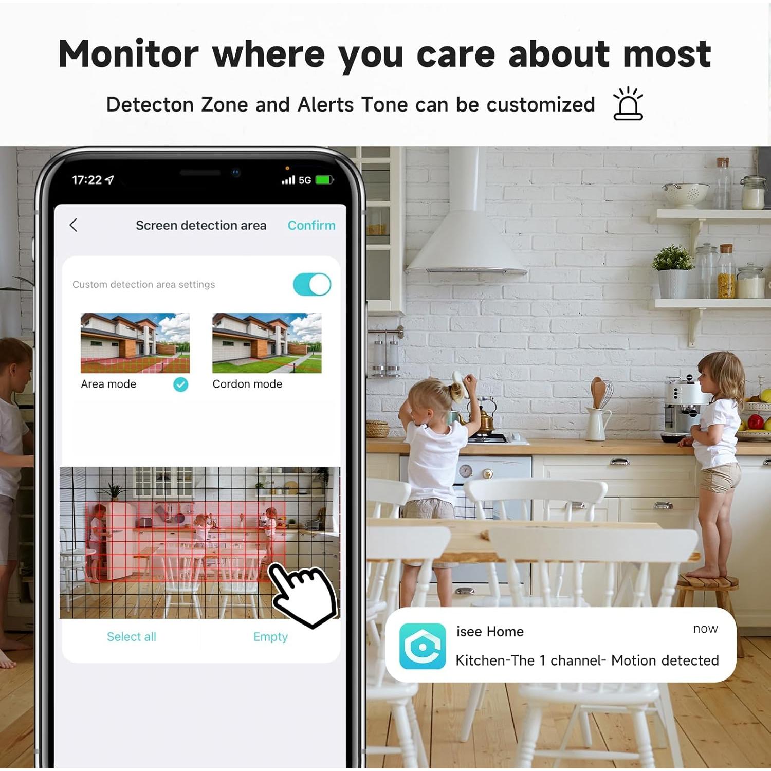 Cámara de Seguridad Interior 1080P JAIOTlink WiFi Negro