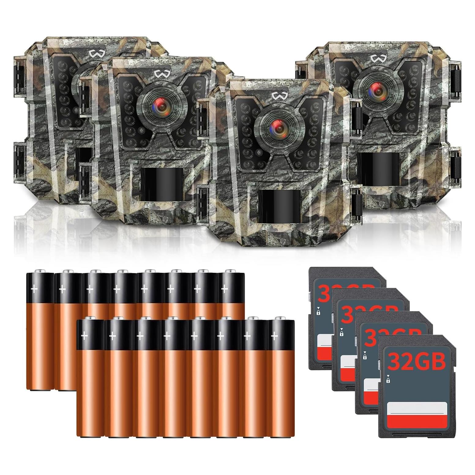 Cámara de Sendero WOSODA 24MP HD con Visión Nocturna