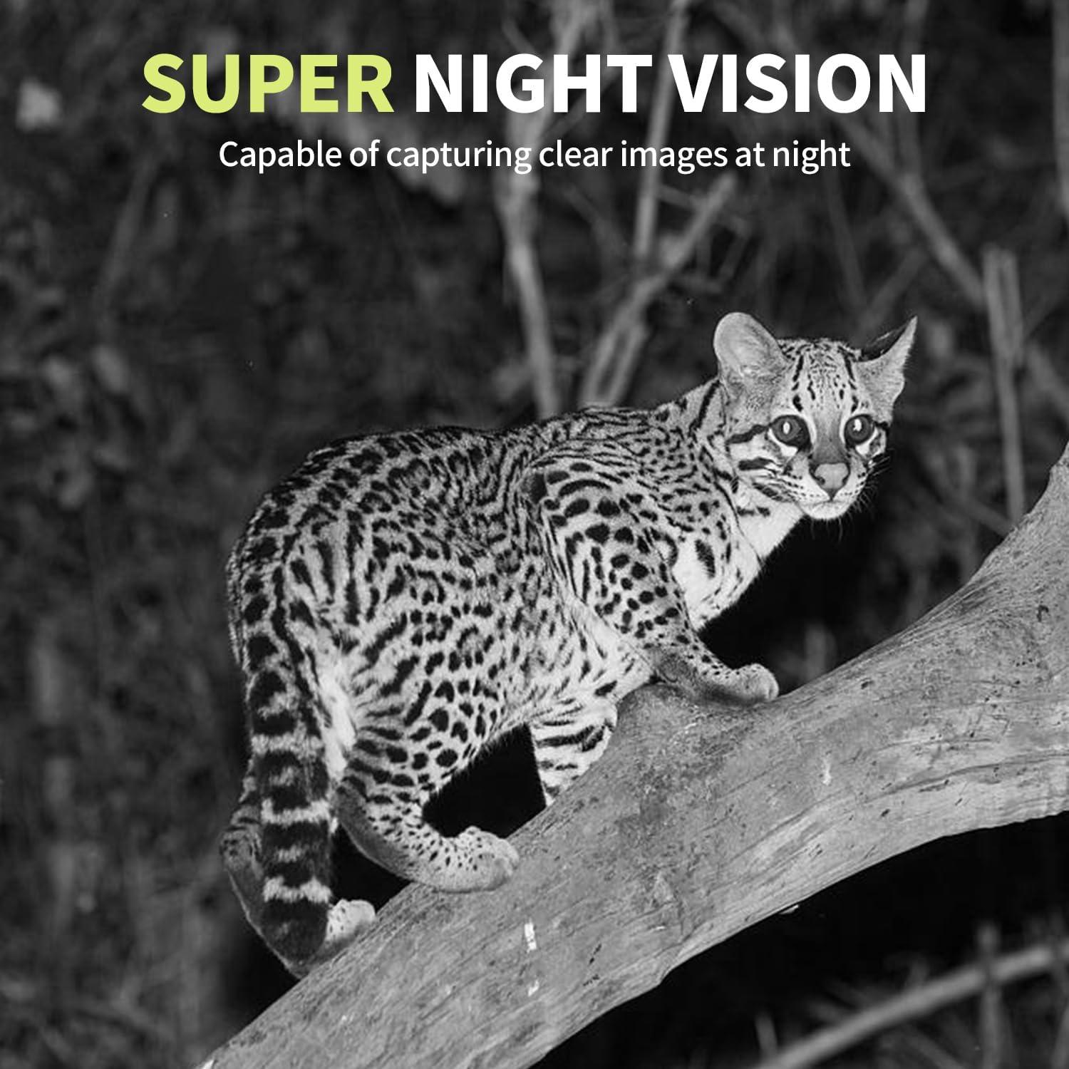 Cámara de Sendero WOSODA 24MP HD con Visión Nocturna