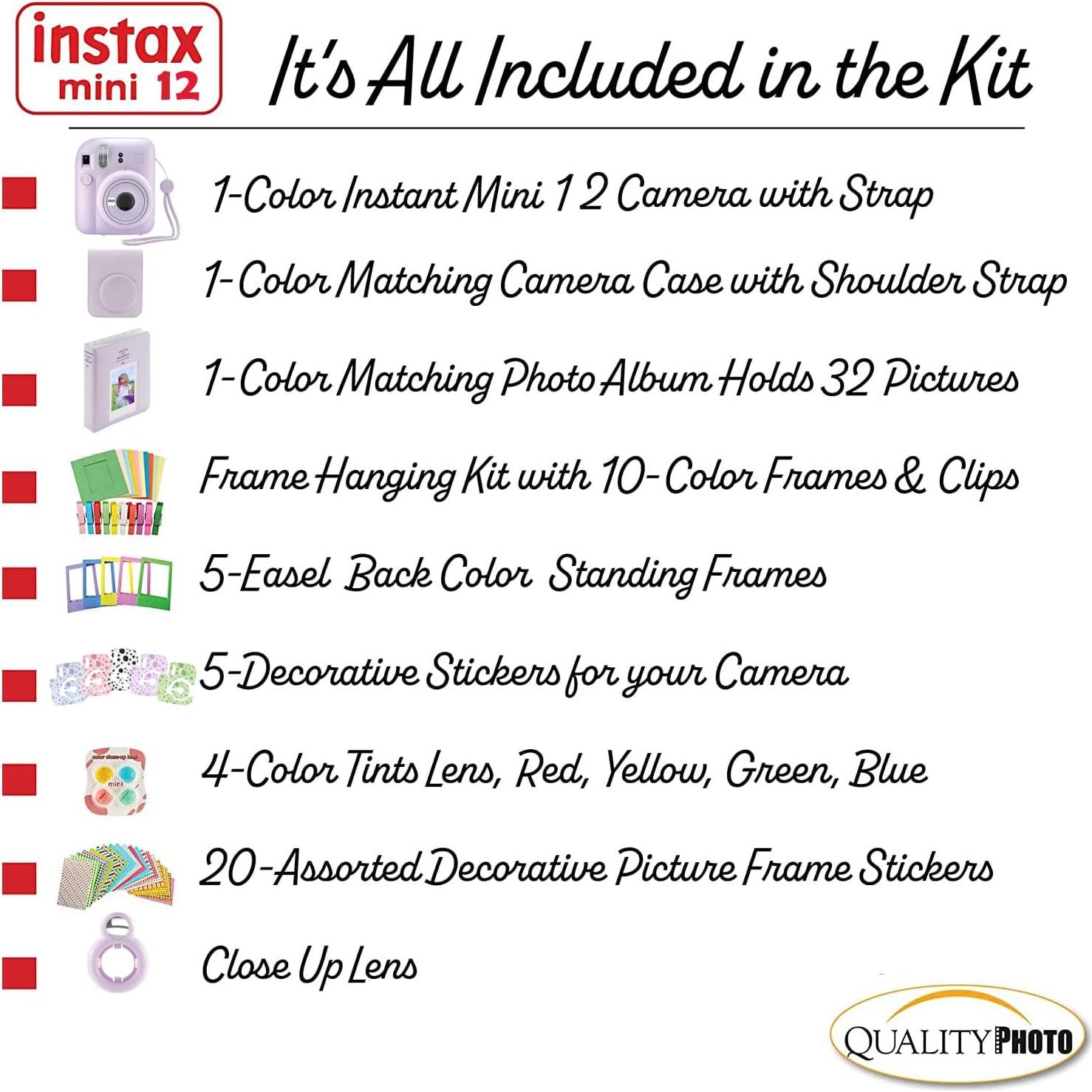 Cámara Instantánea Fujifilm Instax Mini 12 Kit Accesorios
