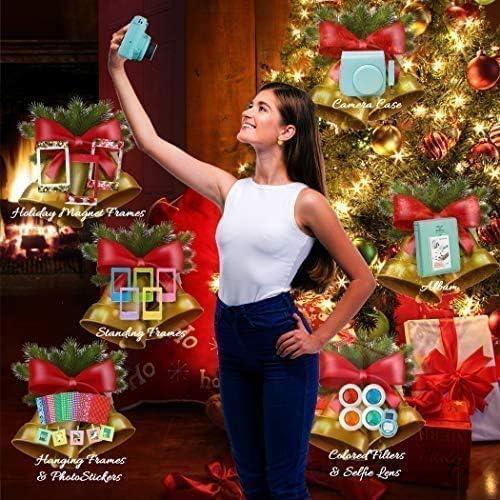 Cámara Instantánea Fujifilm Instax Mini 12 Azul + 20 Hojas