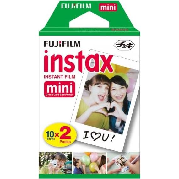 Película Instantánea Fujifilm Instax Mini 20 Hojas con Paño