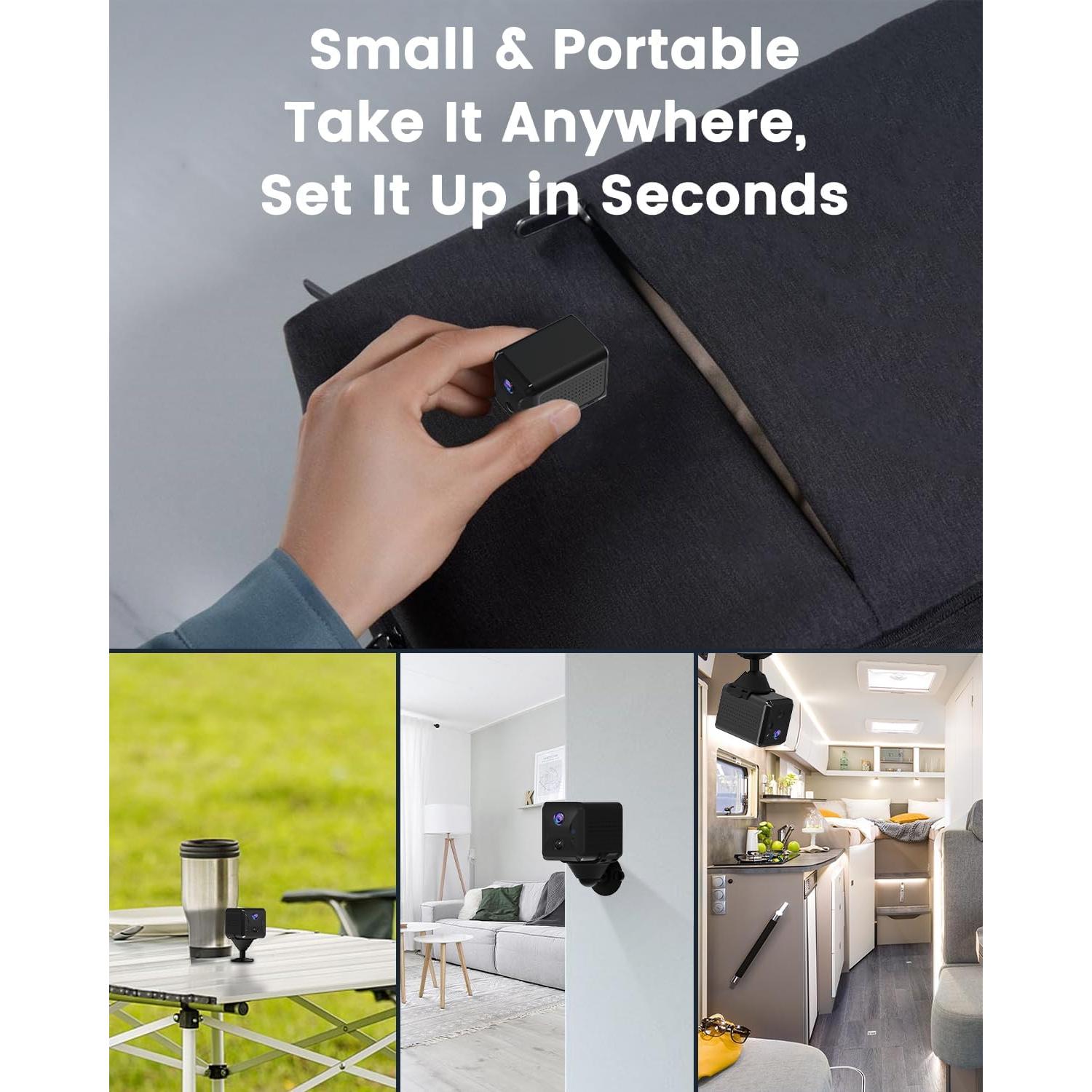 Cámara de Seguridad Bextgoo 4G LTE HD 5200mAh 160°