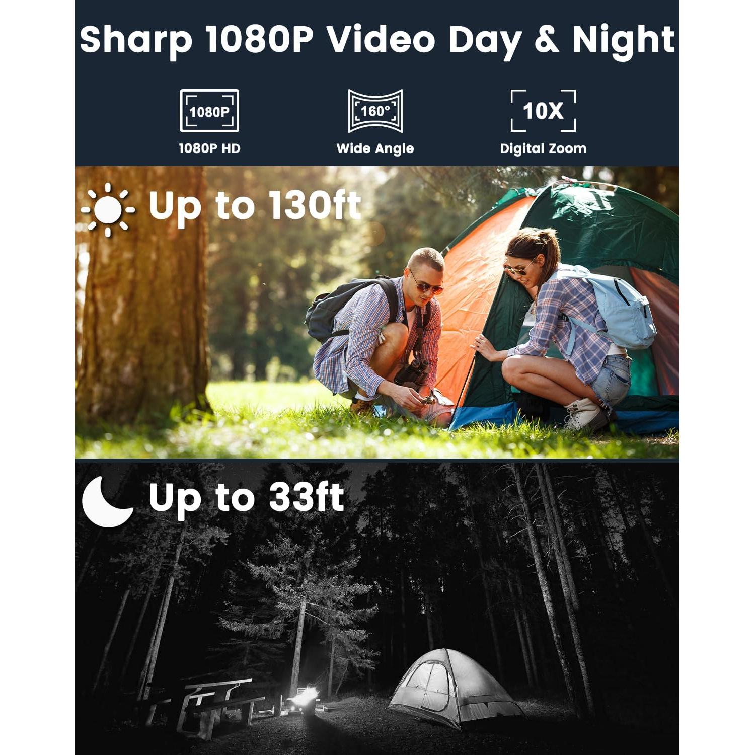 Cámara de Seguridad Bextgoo 4G LTE HD 5200mAh 160°