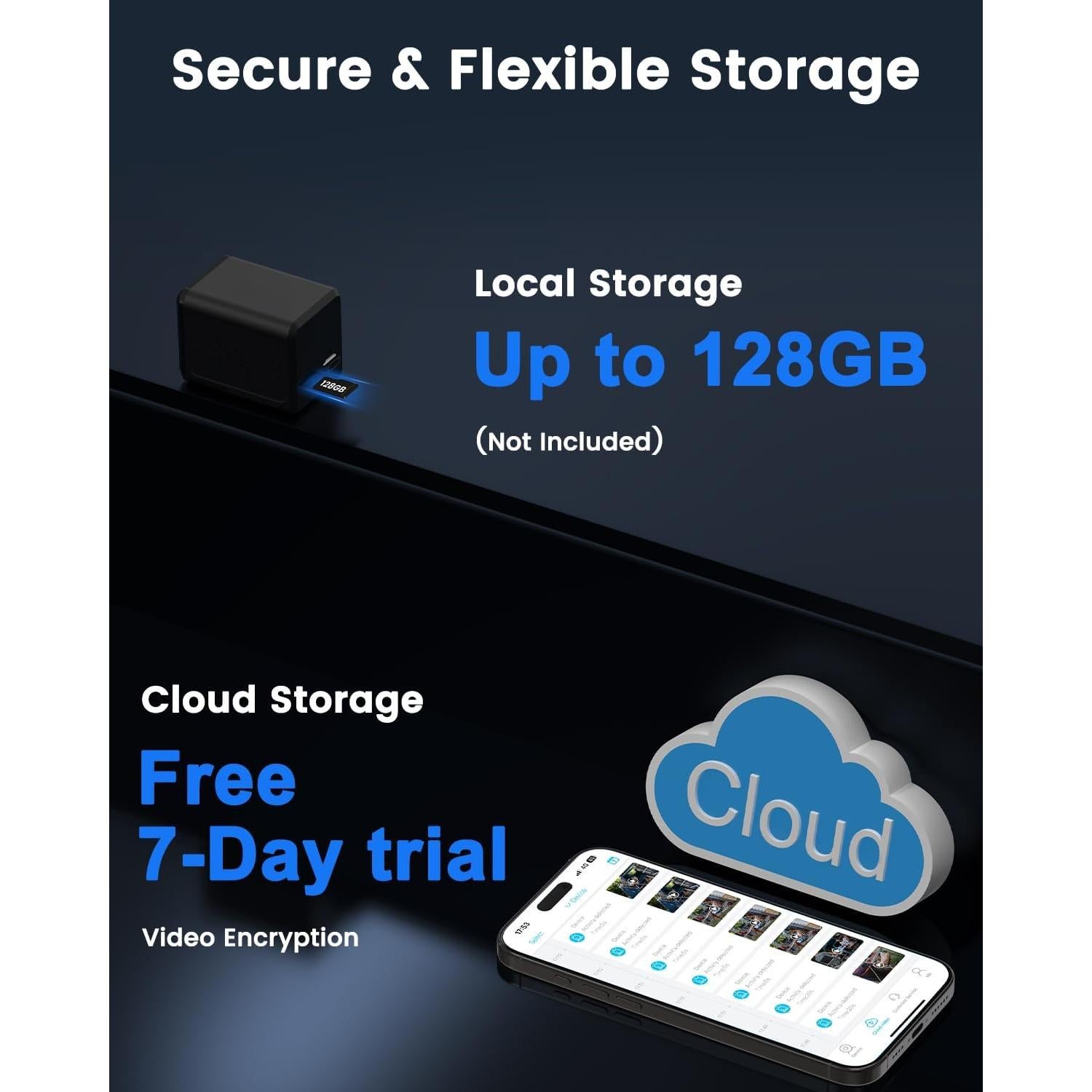 Cámara de Seguridad Bextgoo 4G LTE HD 5200mAh 160°
