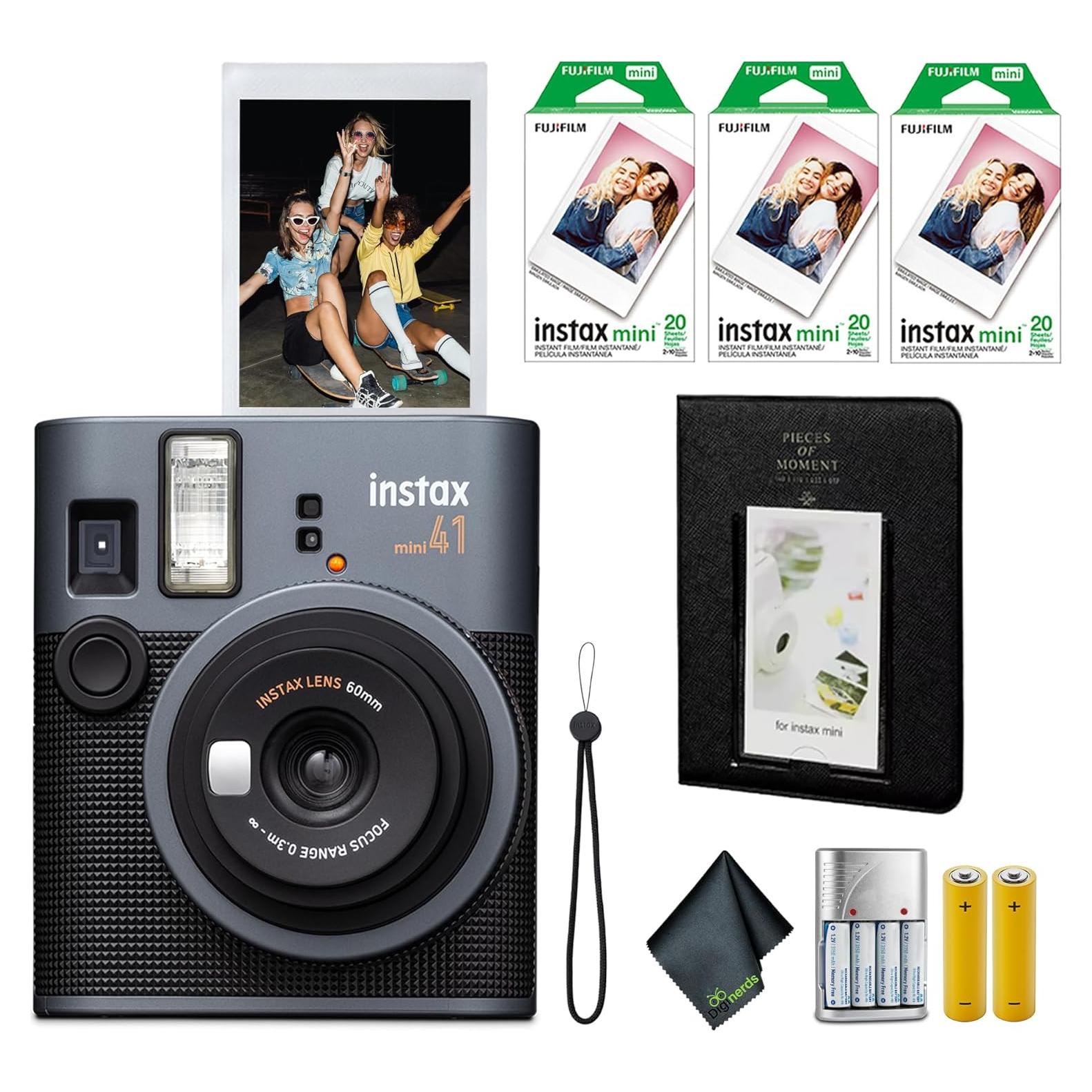 Cámara instantánea Fujifilm Instax Mini 41 + 3 paquetes de película