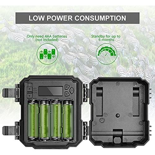 Cámara de sendero WOSPORTS 24MP 1080P HD 2 paquetes