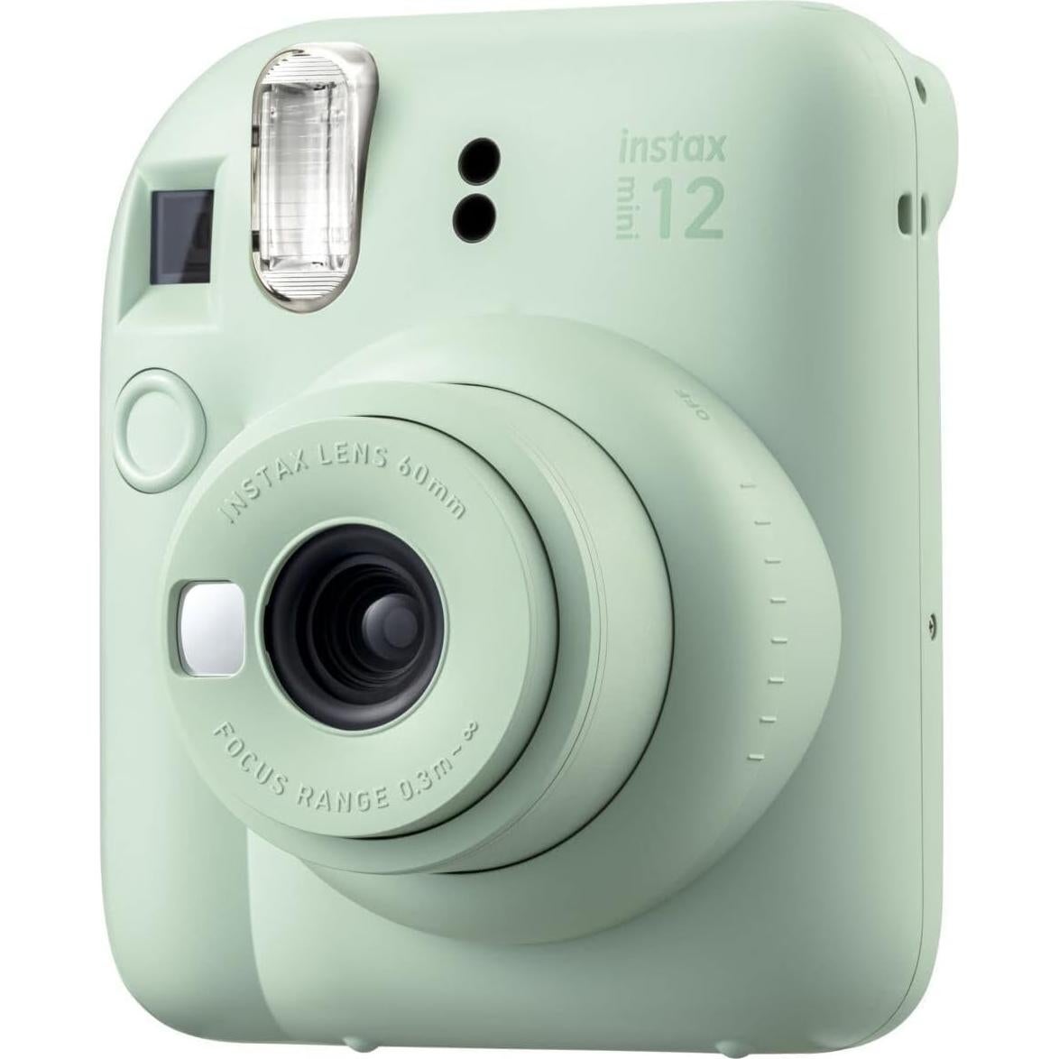 Cámara Instantánea Fujifilm Instax Mini 12 Verde Menta con Películas