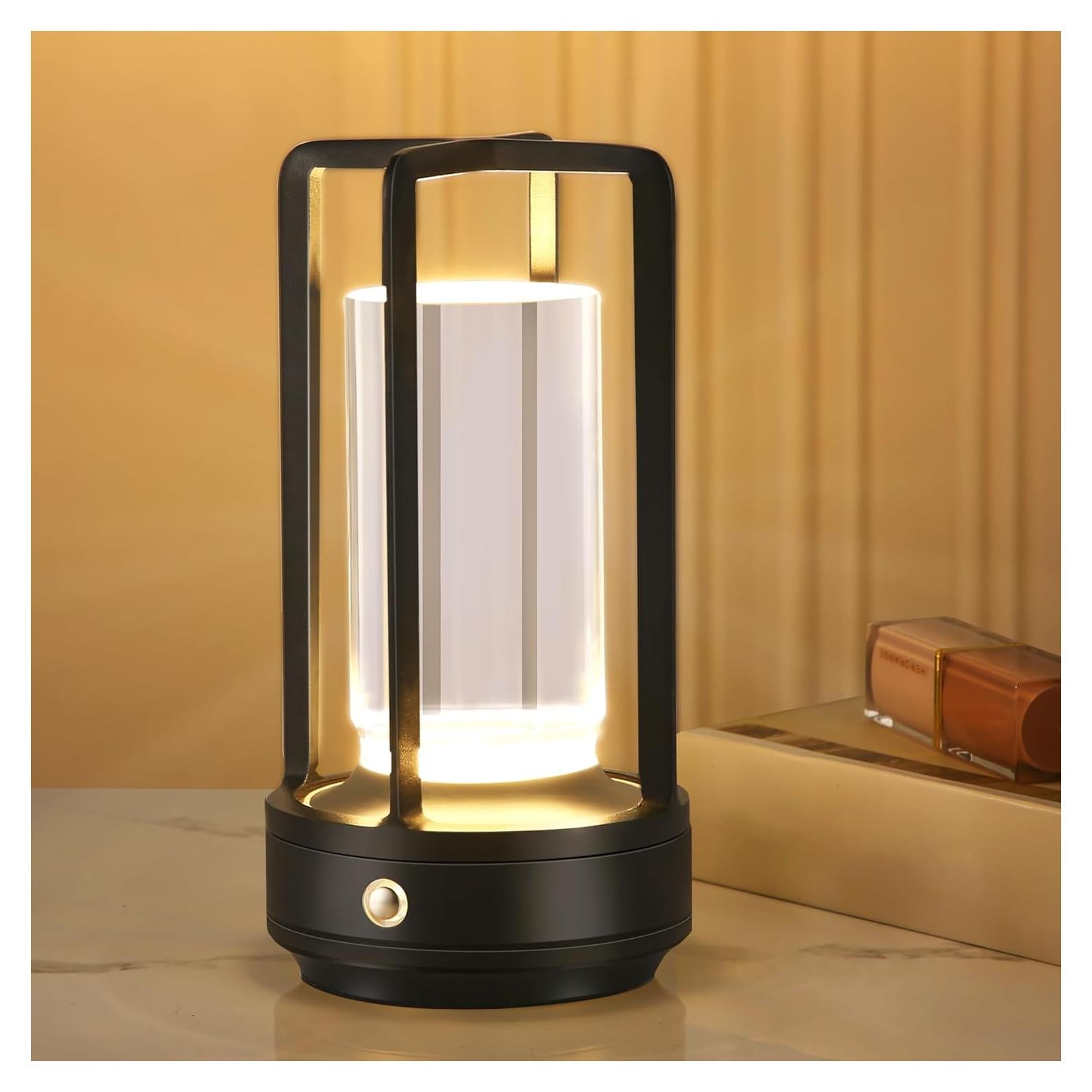 Lámpara de Mesa LED Recargable Anxingtools 23.8cm Negra