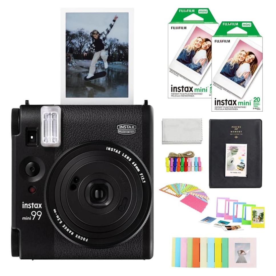 Cámara Instantánea FUJIFILM INSTAX Mini 99 + Película 40 Exposiciones
