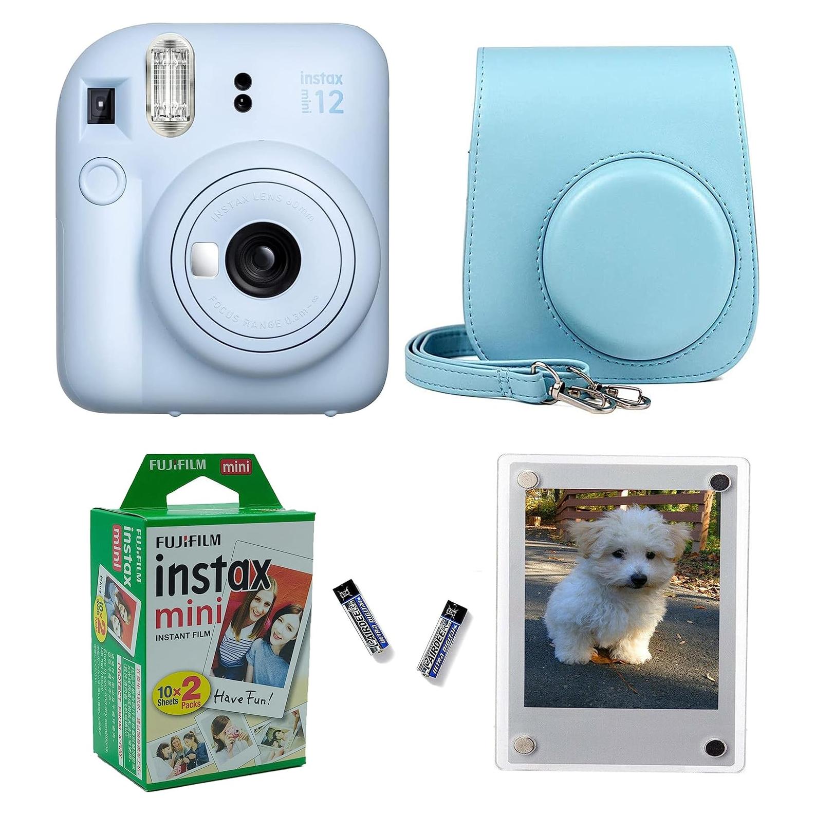 Cámara Instantánea Fujifilm Instax Mini 12 + Funda y Marcos