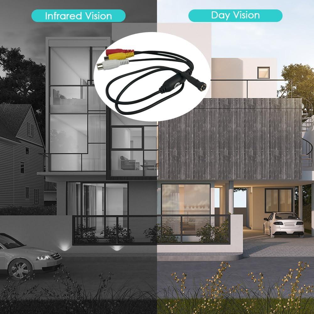 Cámara de Seguridad Mini Vanxse HD 1000TVL 3.6mm IR