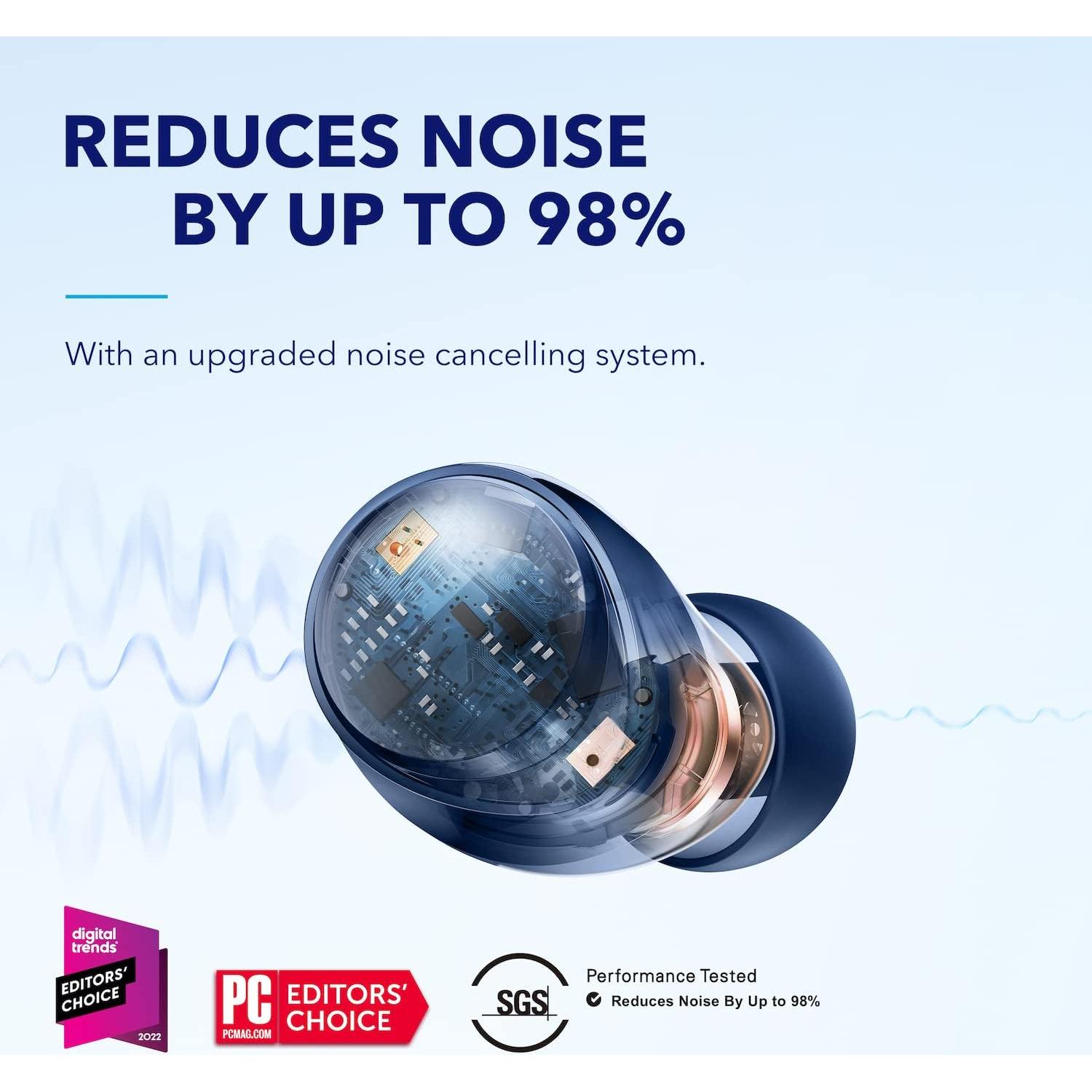 Auriculares Inalámbricos Anker Soundcore A40 Azul 50H ANC