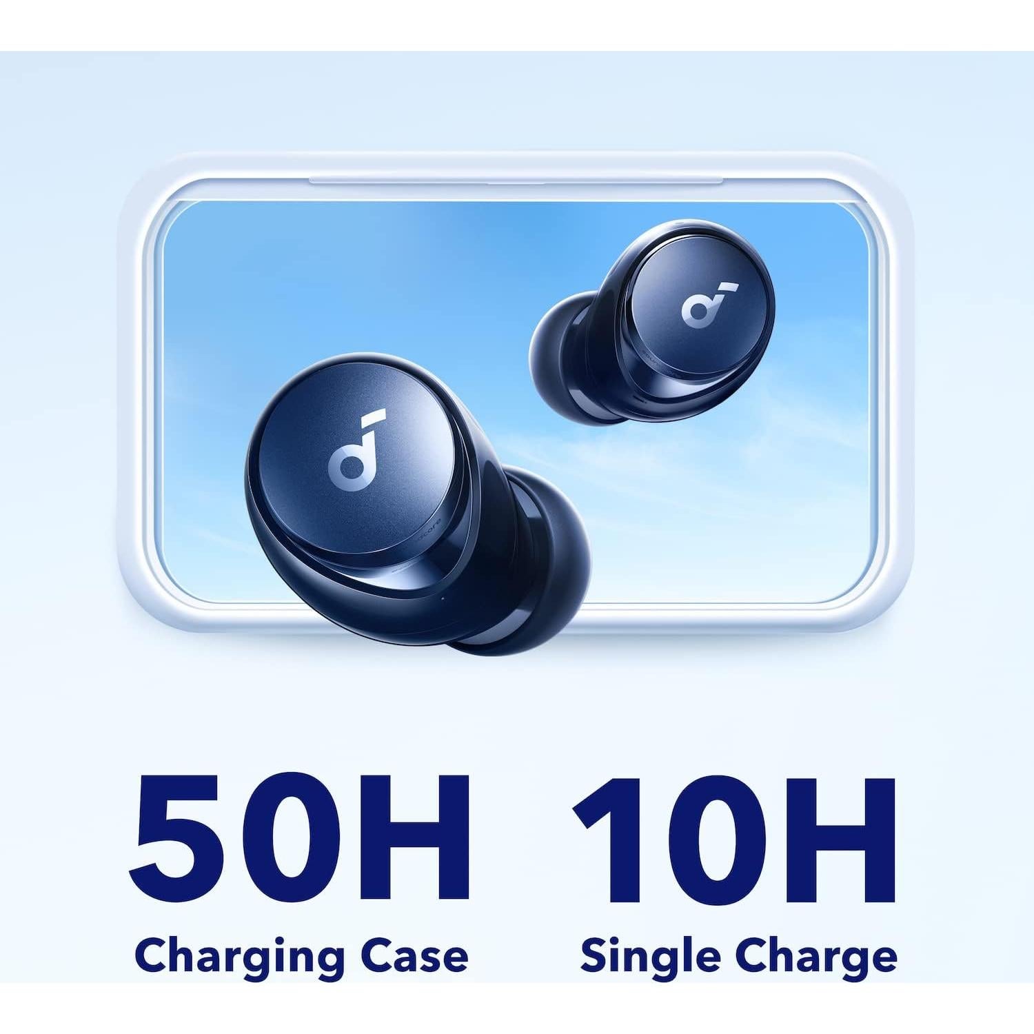 Auriculares Inalámbricos Anker Soundcore A40 Azul 50H ANC