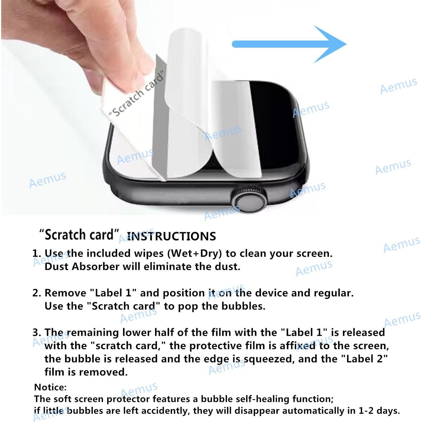 Protector de Pantalla Aemus para Reloj G56 1.83" TPU 6 Pzas