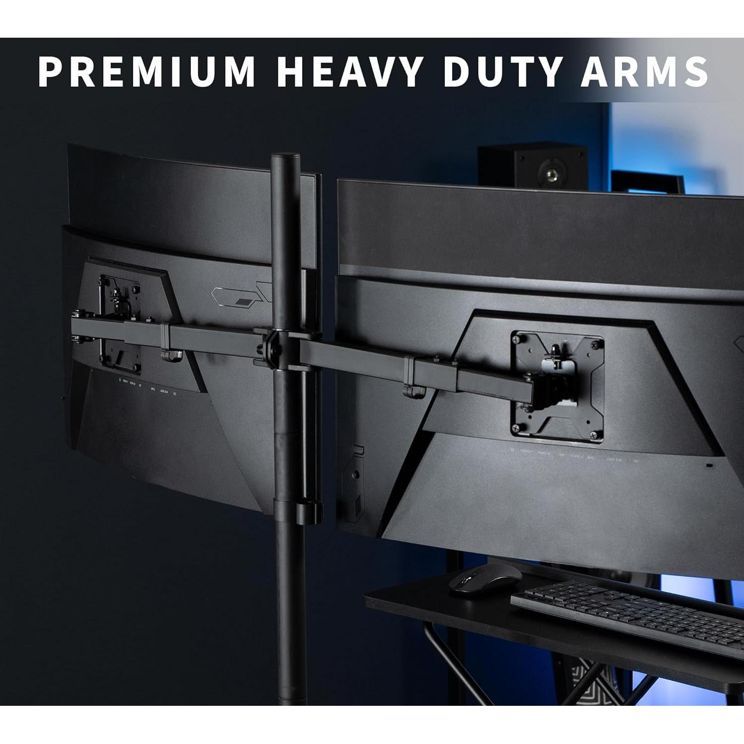 Soporte de Escritorio Doble VIVO para Monitores 27-38"