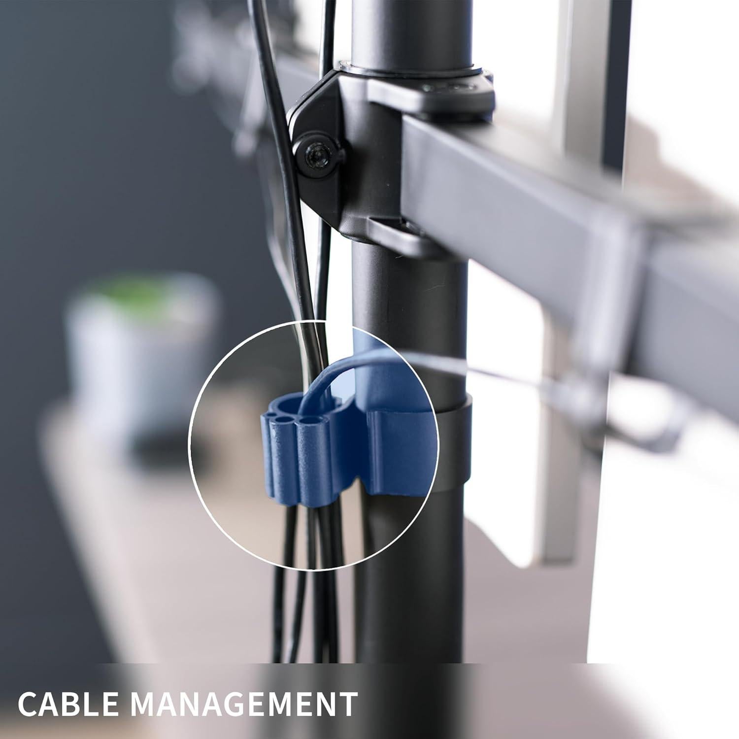 Soporte de Escritorio Doble VIVO para Monitores 27-38"