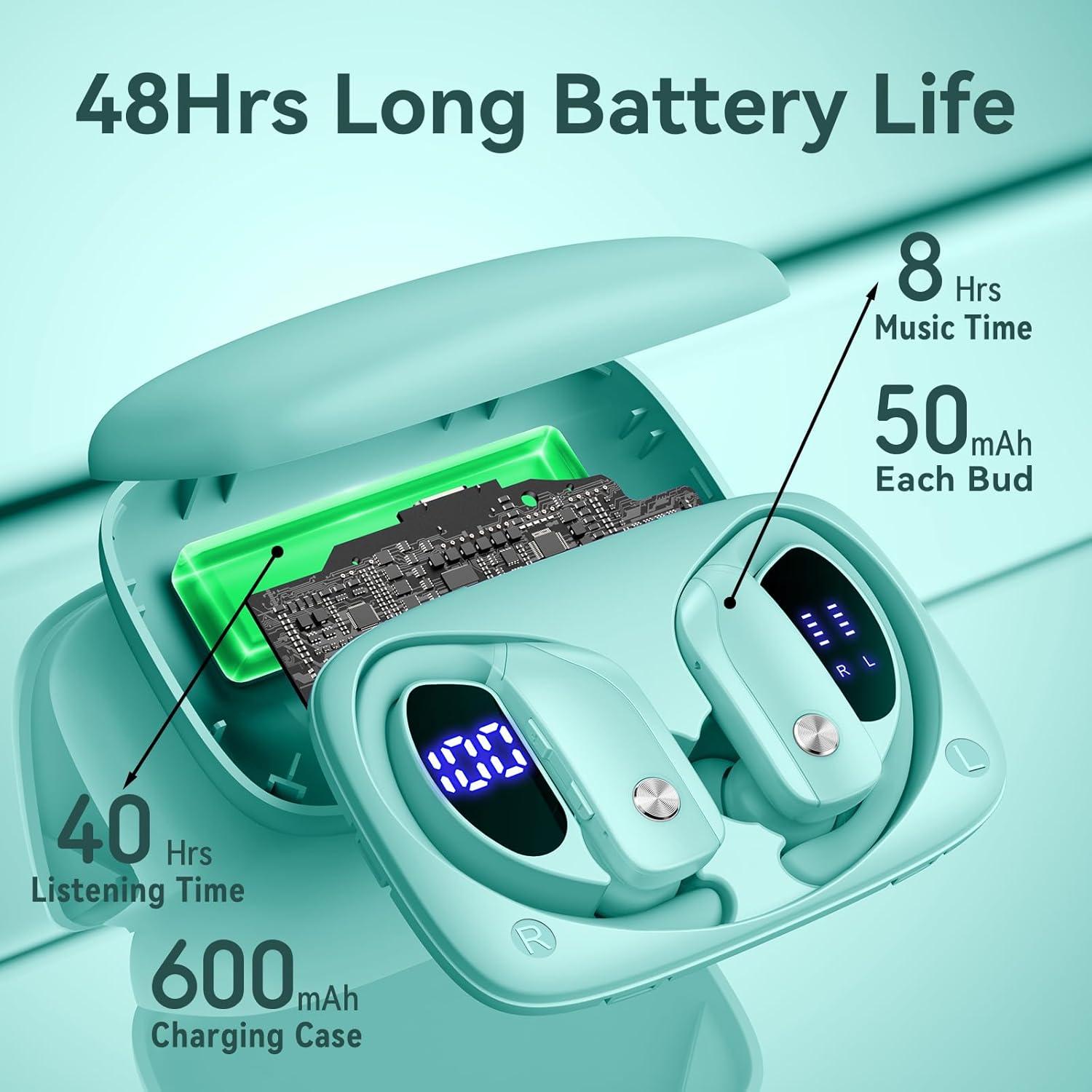 Auriculares Inalámbricos BMANI T16 Bluetooth 5.0 Verde Menta