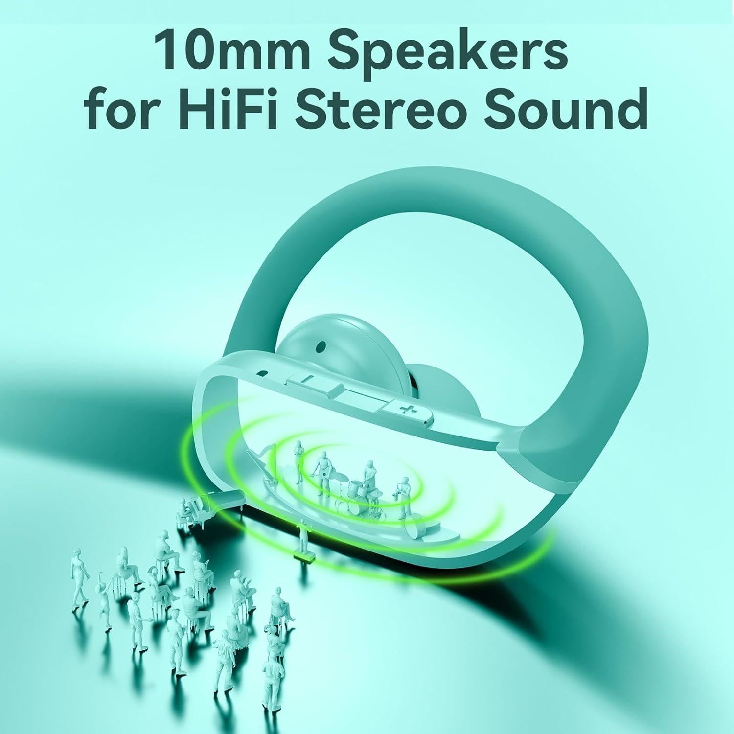 Auriculares Inalámbricos BMANI T16 Bluetooth 5.0 Verde Menta