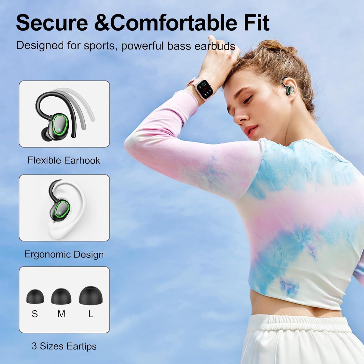 Auriculares Inalámbricos Bluetooth HUJINA i21 IPX6 60hrs