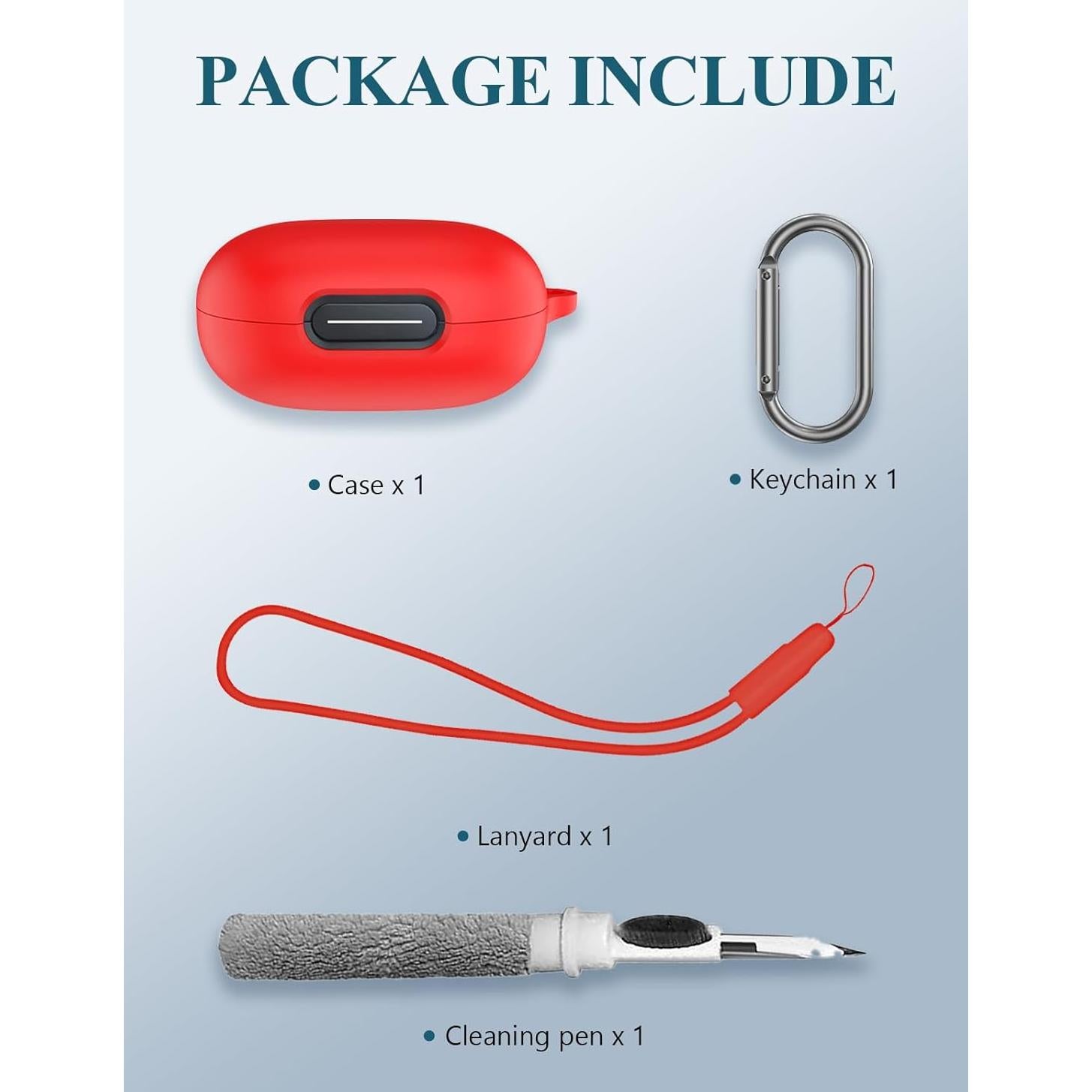 Funda de Silicona Anker Sport X20 Rojo con Mosquetón