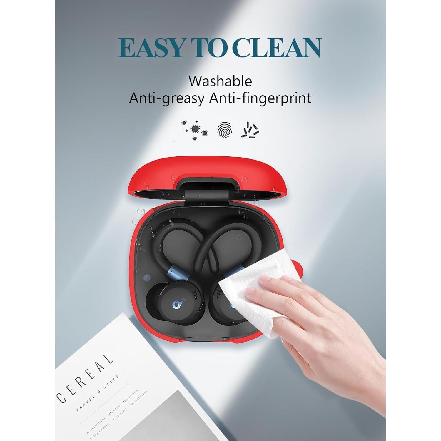 Funda de Silicona Anker Sport X20 Rojo con Mosquetón