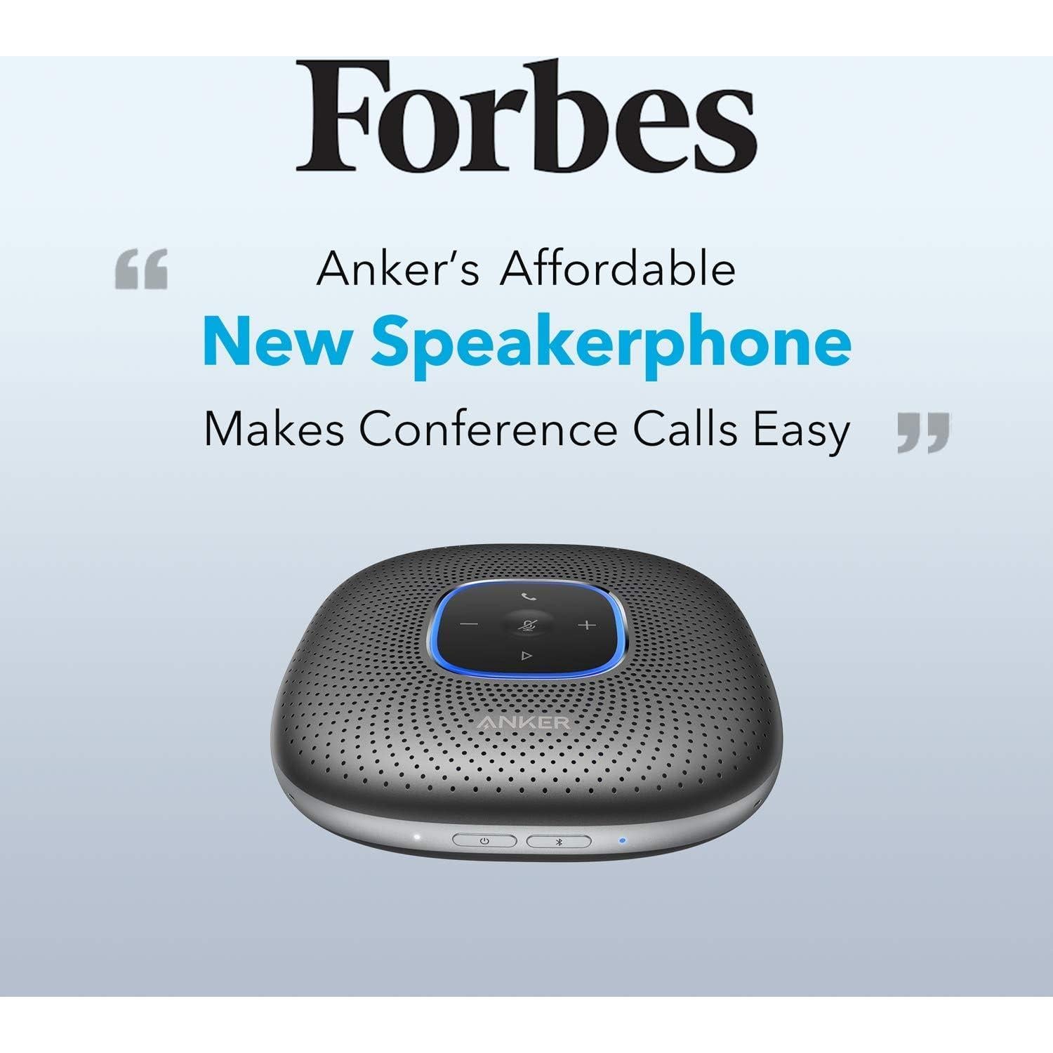 Altavoz Bluetooth Anker PowerConf con 6 Micrófonos, 24h Batería