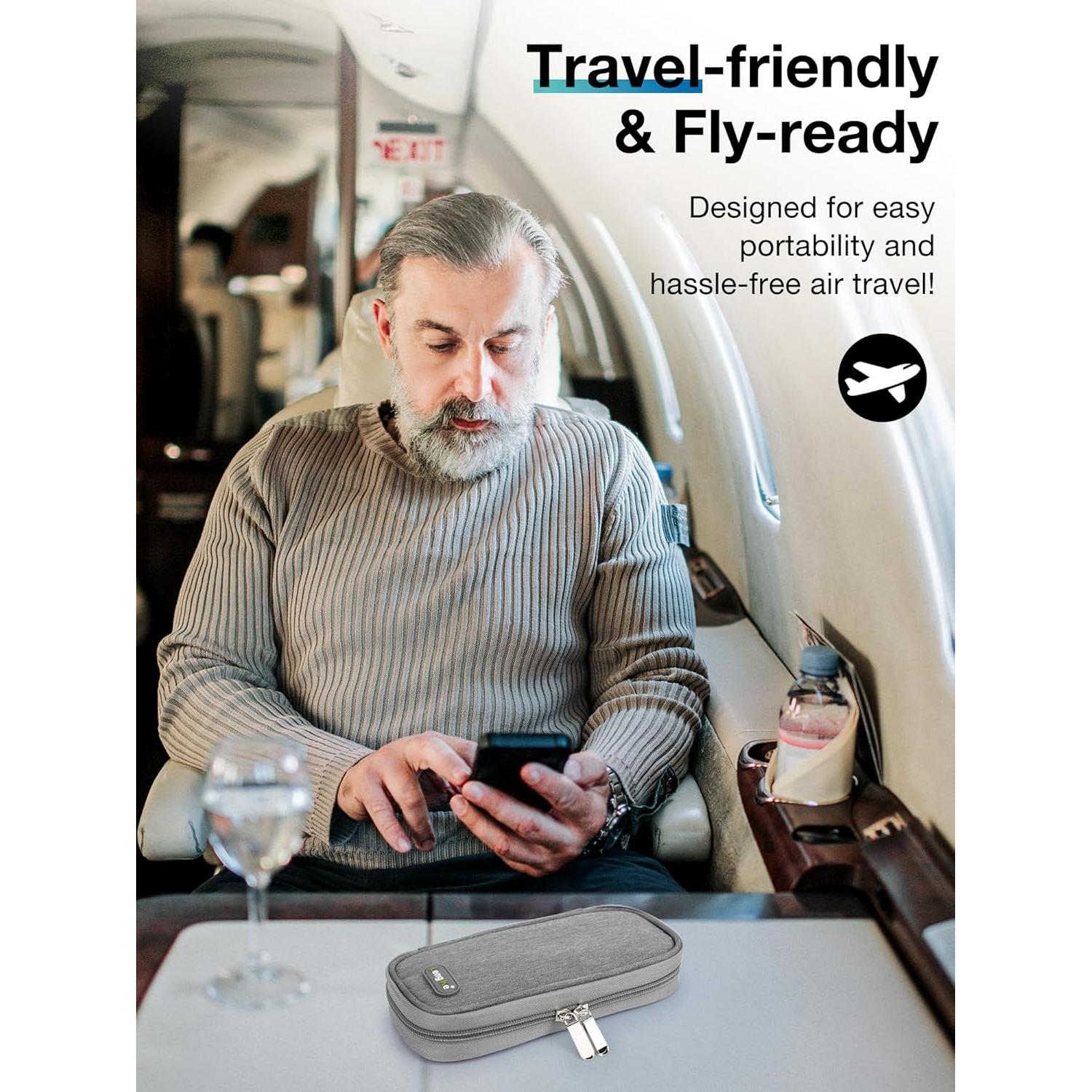 Bolsa Aislada para Insulina Leng Ke - Diabética Gris