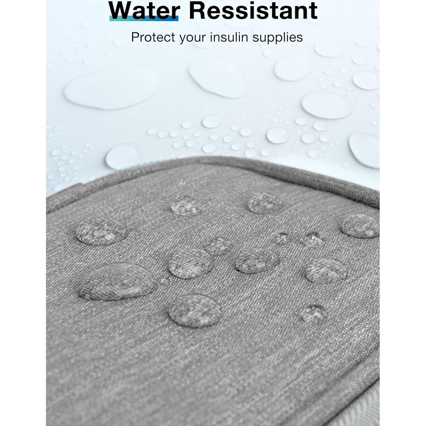 Bolsa Aislada para Insulina Leng Ke - Diabética Gris