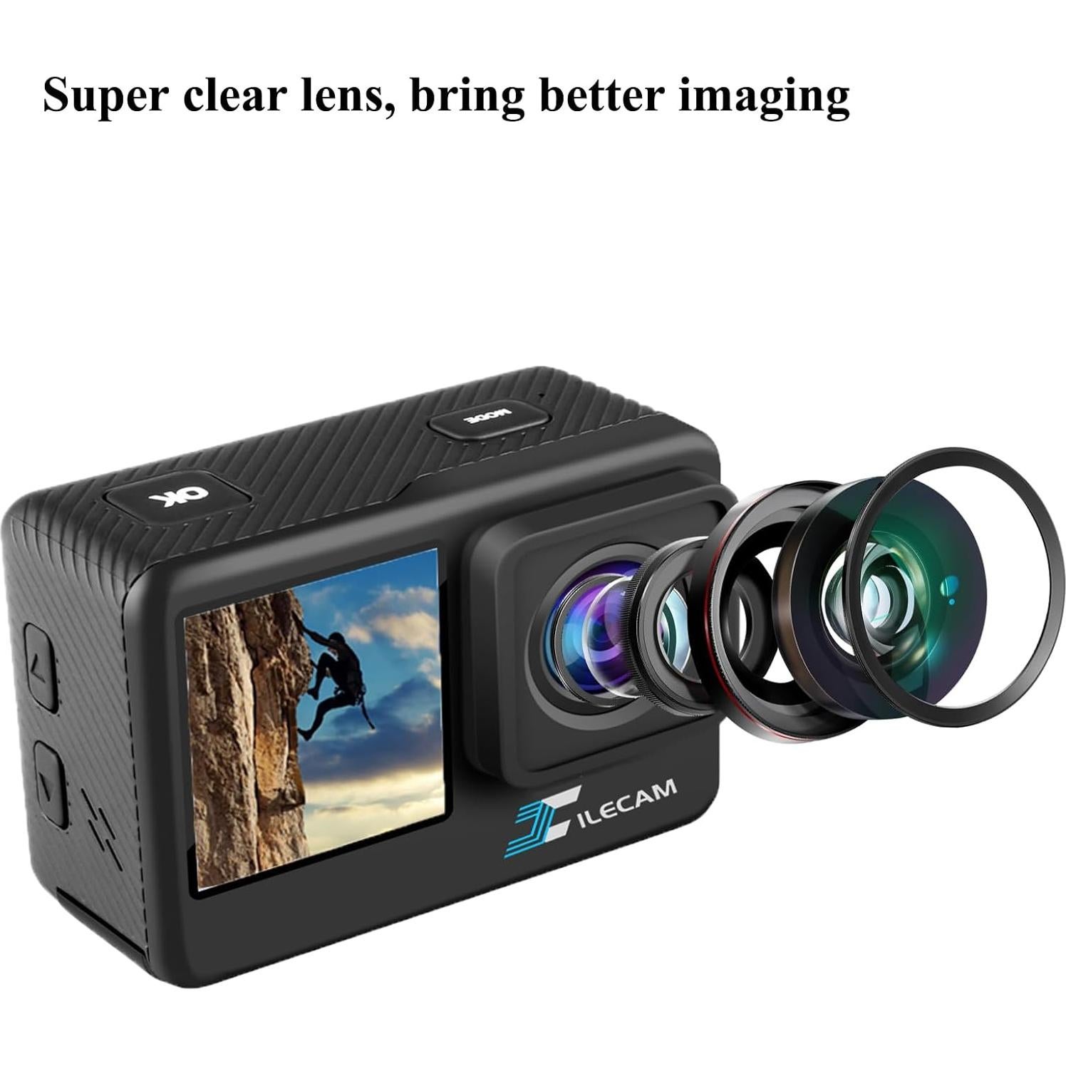 Cámara de Acción Xilecam L300 1080P Impermeable 40m