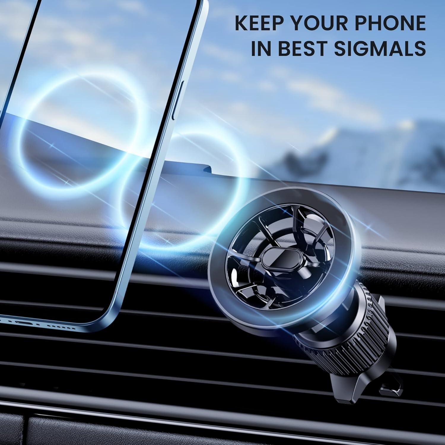 Soporte Magnético para Teléfono en Coche PGU - Compatible con MagSafe