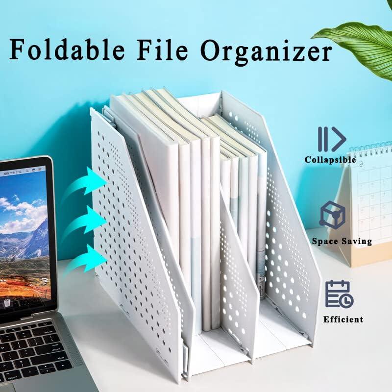 Soporte Plegable para Revistas Marte Vanci 3 Compartimentos