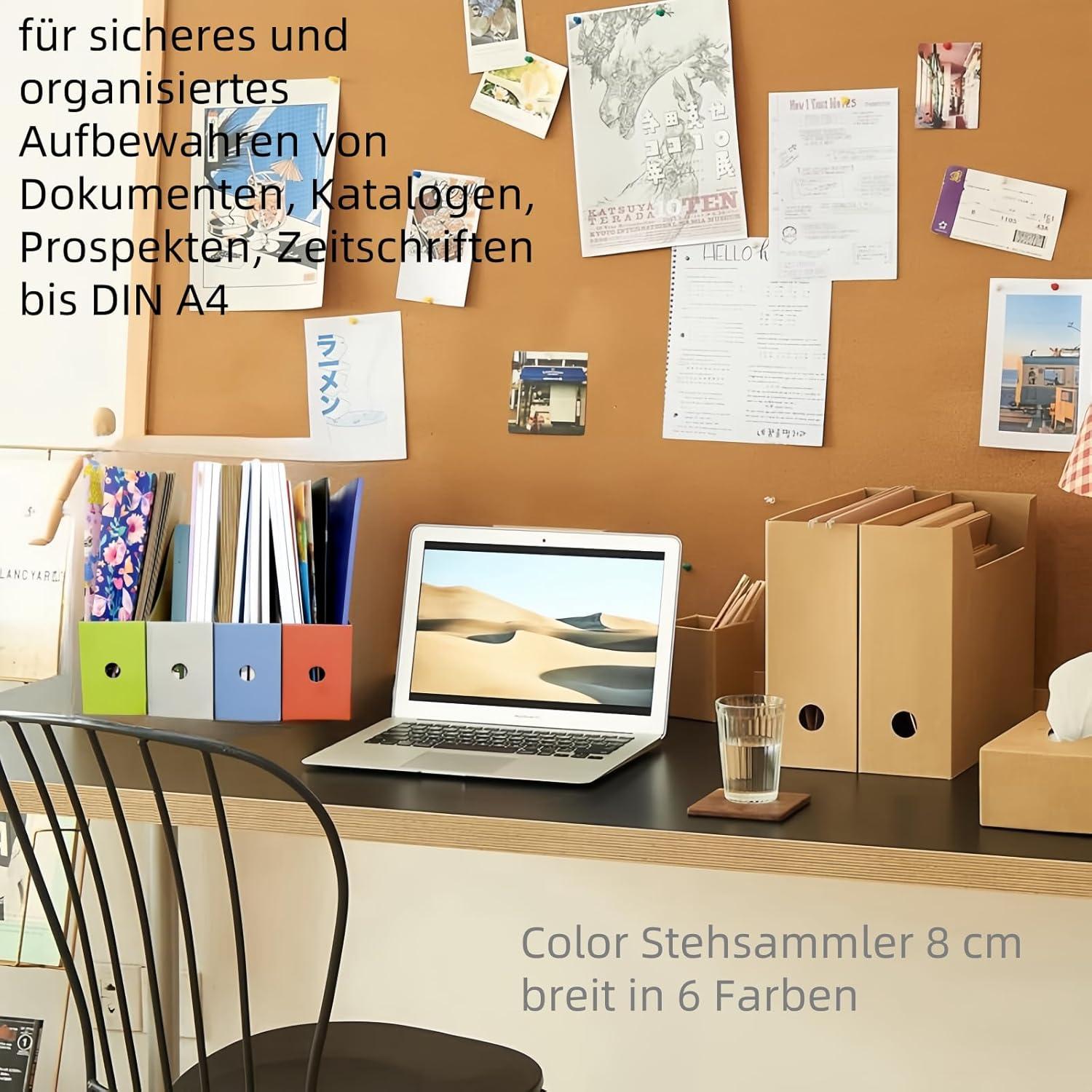 Soportes de Revistas ZaoFem Set de 6 Multicolor 22,86 cm