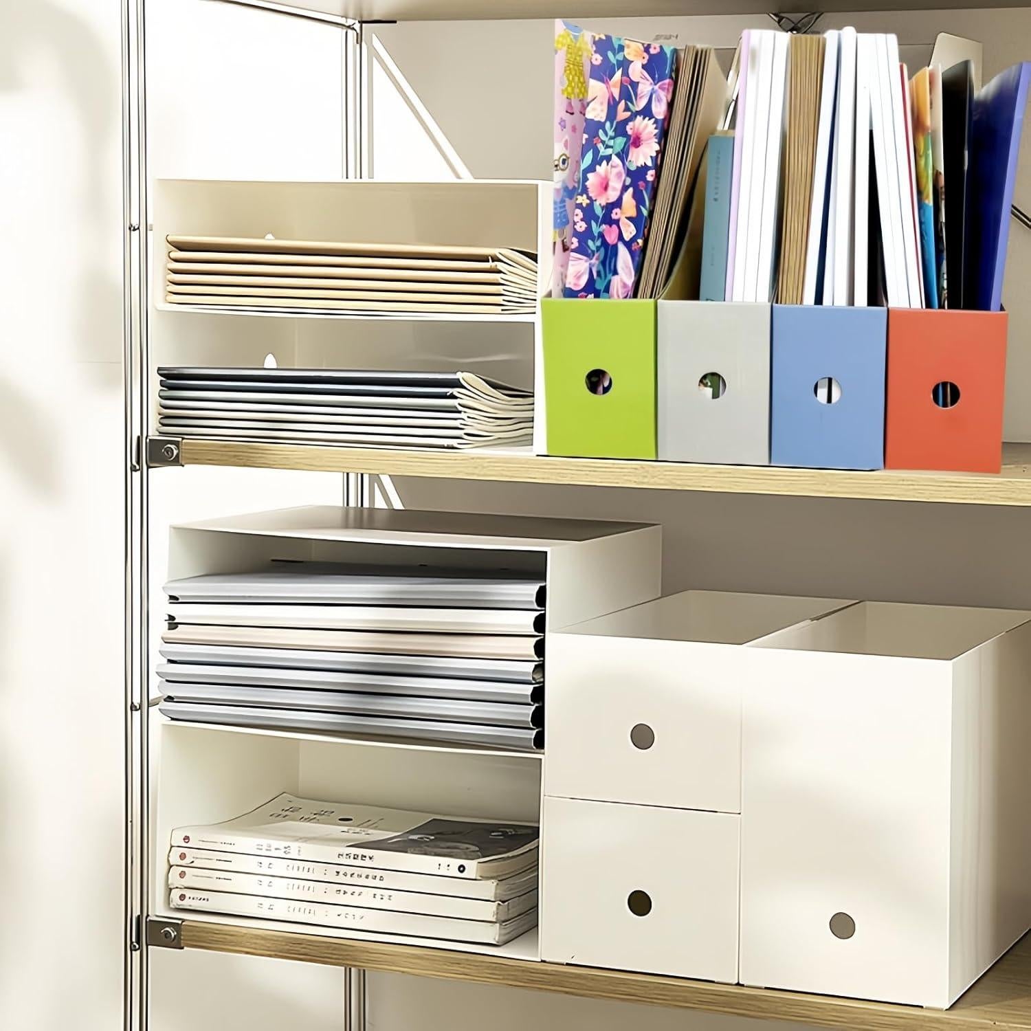 Soportes de Revistas ZaoFem Set de 6 Multicolor 22,86 cm