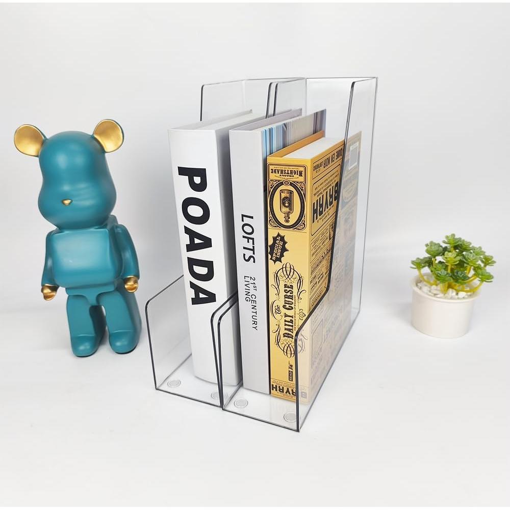 Soporte Vertical para Archivos RHONZHAO 2 Unidades Transparente