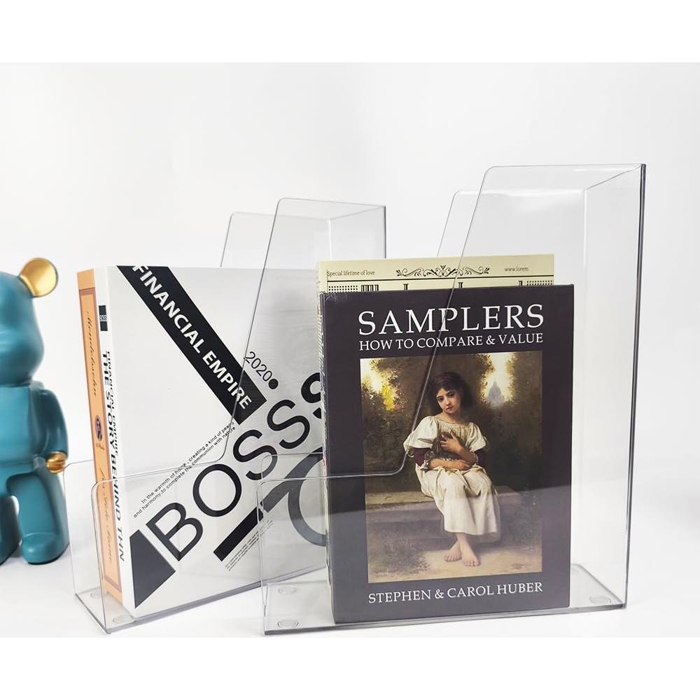 Soporte Vertical para Archivos RHONZHAO 2 Unidades Transparente