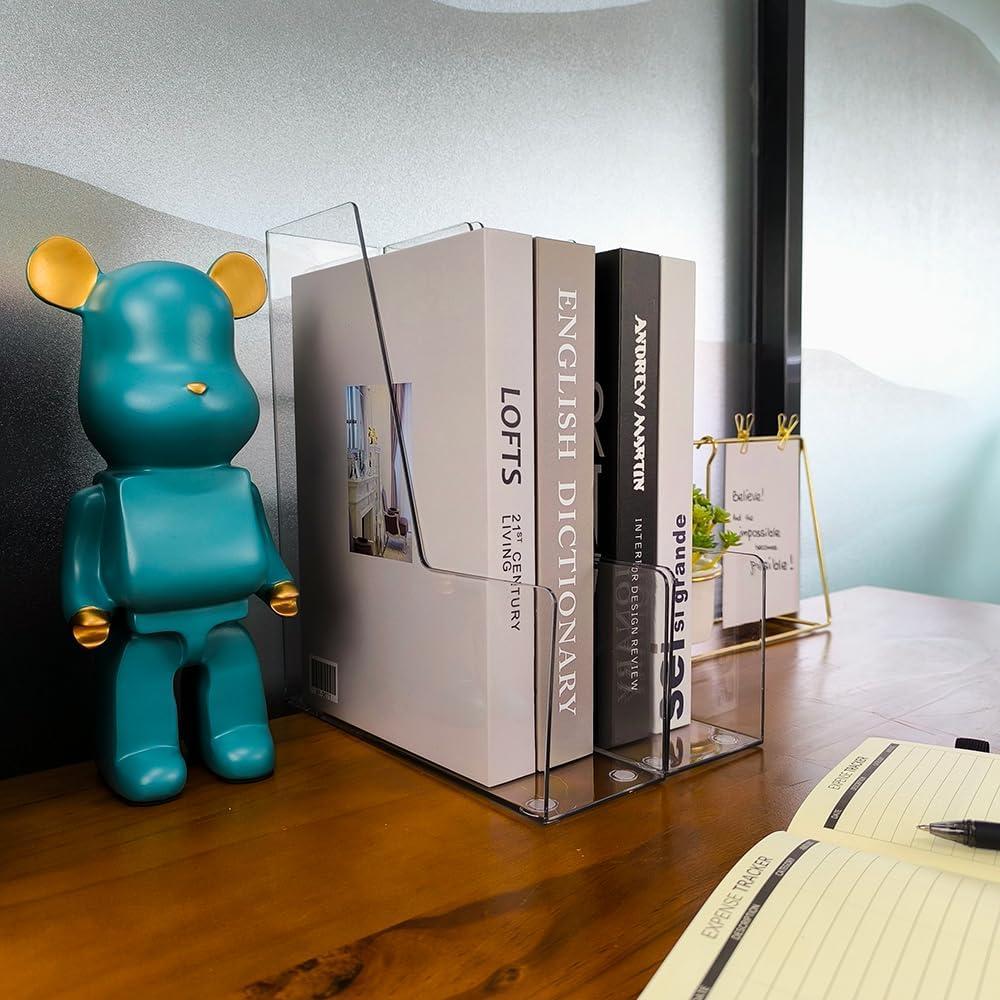 Soporte Vertical para Archivos RHONZHAO 2 Unidades Transparente