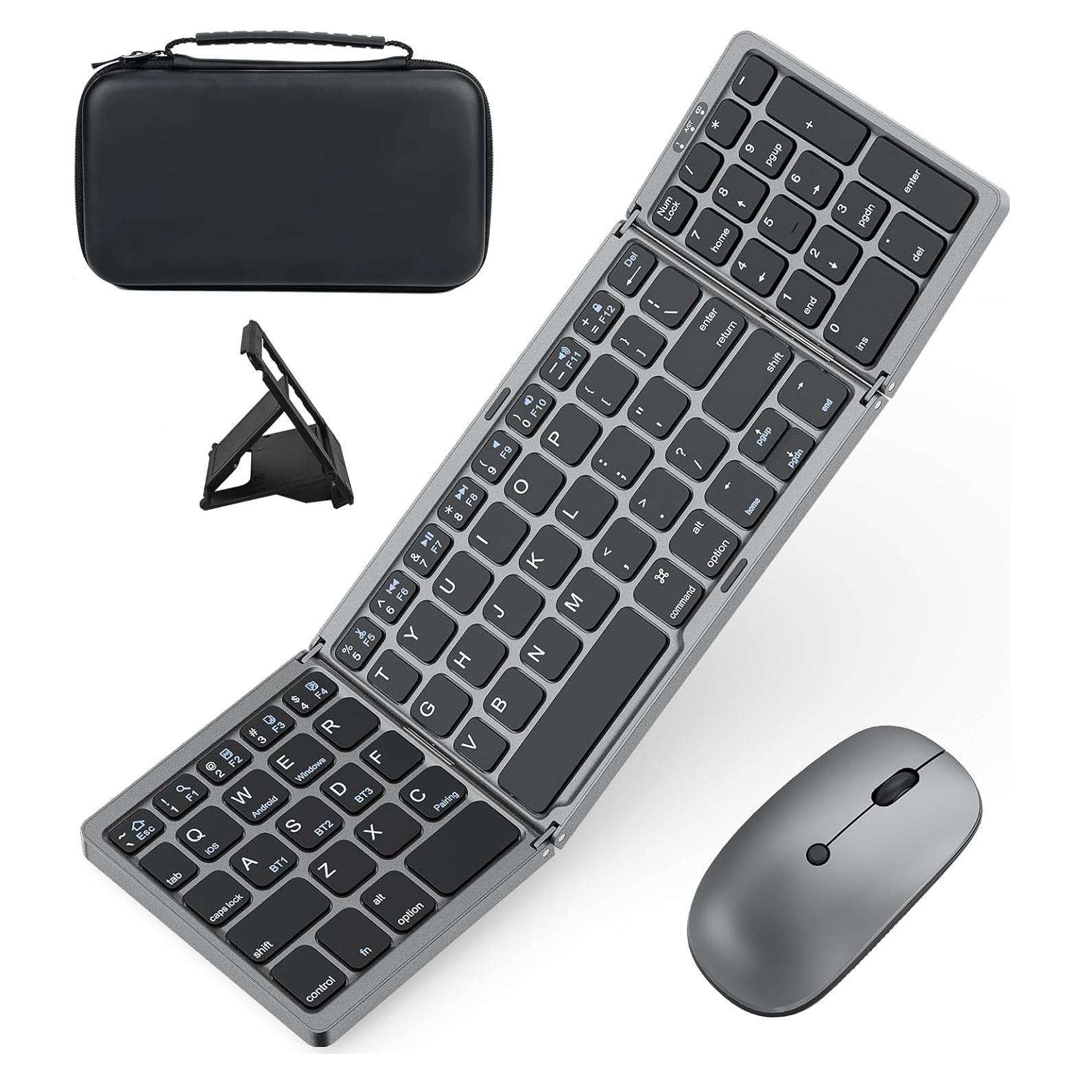 Teclado y Ratón Plegables Ikaetri Bluetooth Recargable