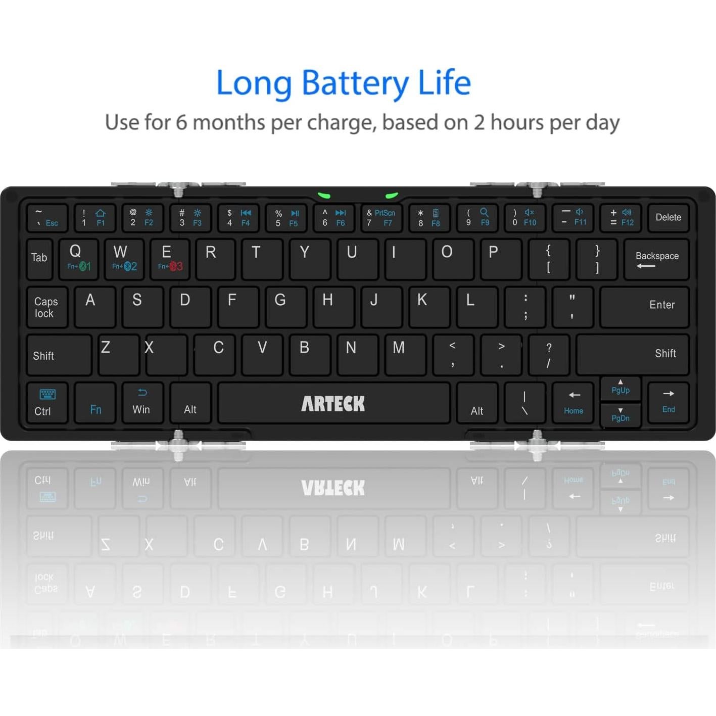 Teclado Bluetooth Plegable Arteck para iPad y Android