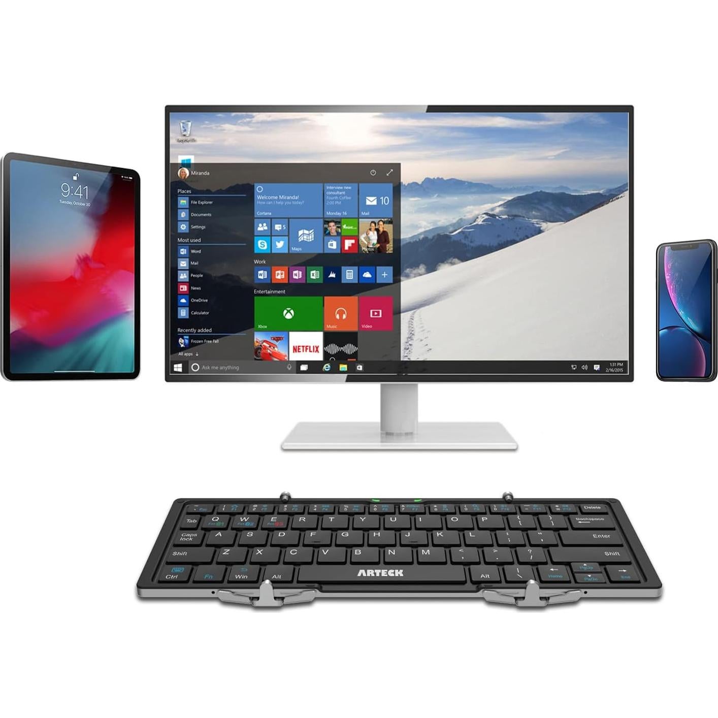 Teclado Bluetooth Plegable Arteck para iPad y Android