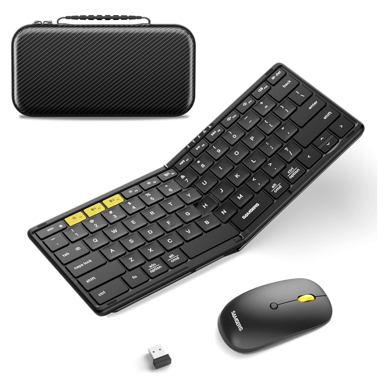 Combo Teclado y Ratón Plegables Samsers KM08 Bluetooth