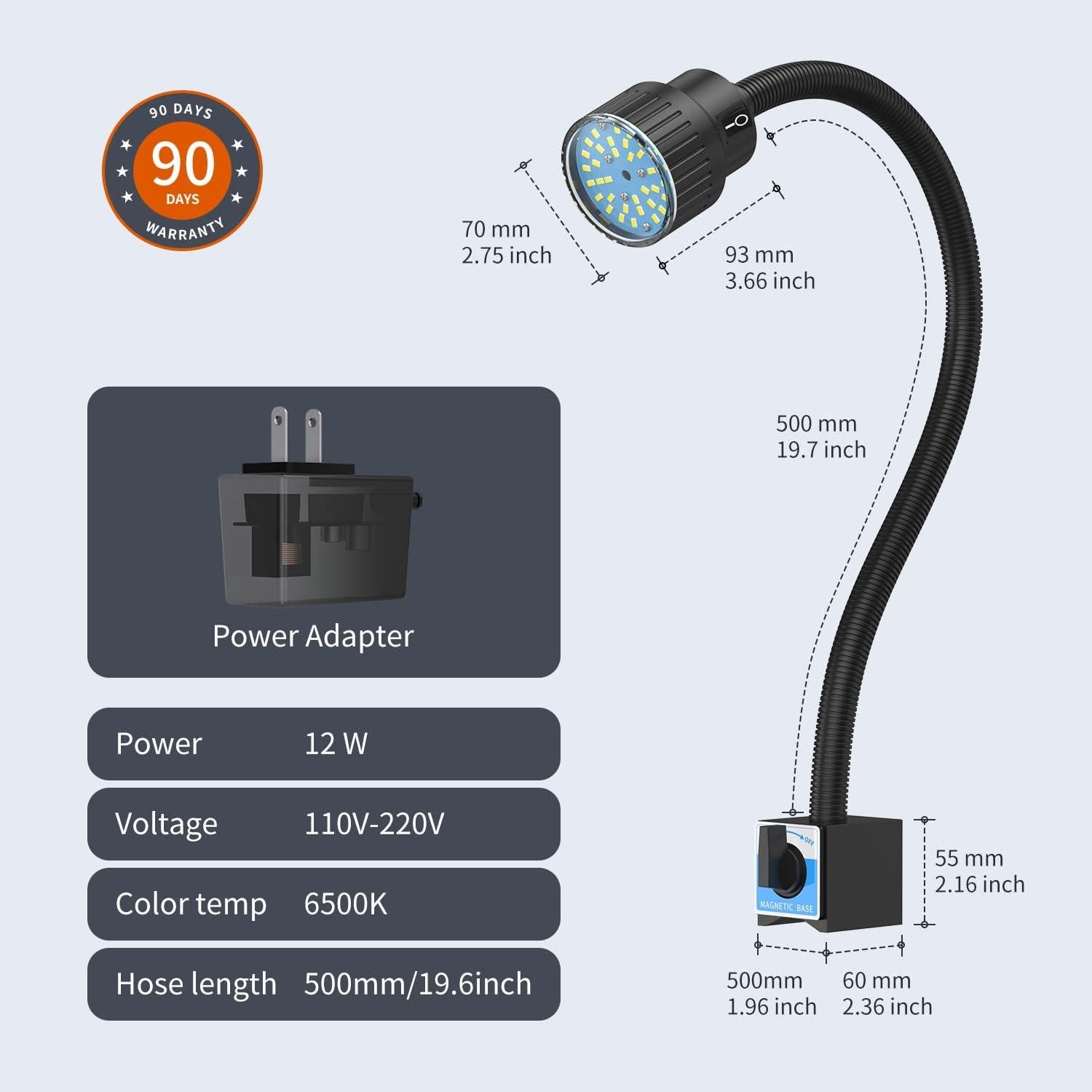 Lámpara de Trabajo LED YouTeMei Magnética 1200 Lúmenes