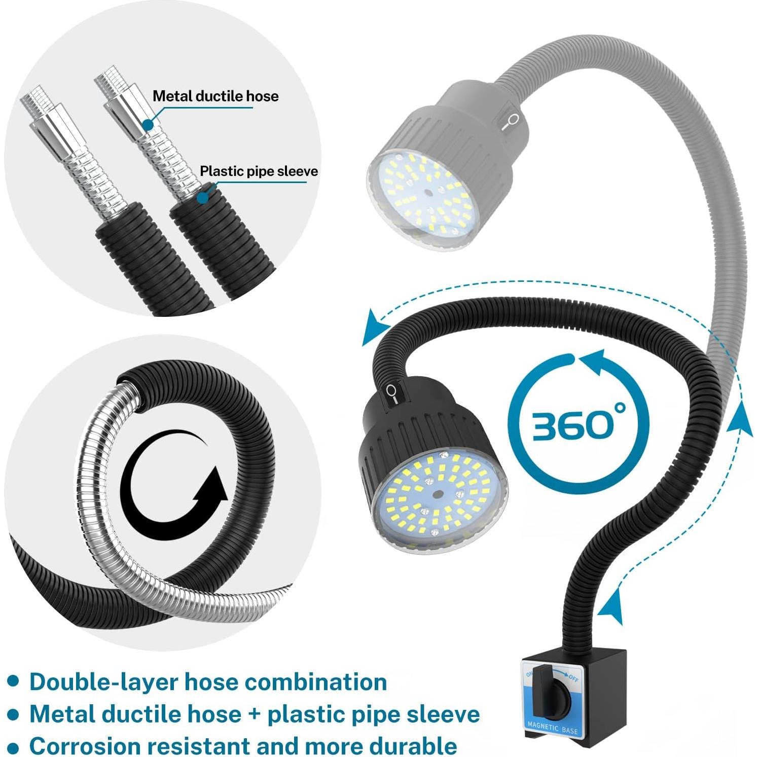 Lámpara de Trabajo LED YouTeMei Magnética 1200 Lúmenes