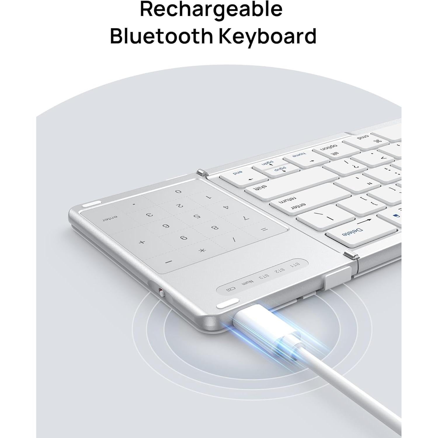 Teclado Plegable Inalámbrico SODI con Touchpad para Mac