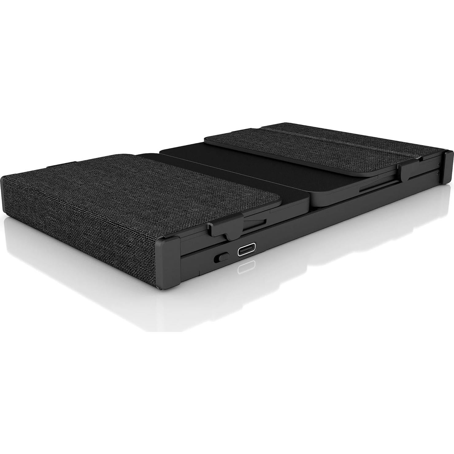 Blesid Foldable Bluetooth Keyboard with Number pad, Seamless, Ultra Light(8.3oz) Full Size Folding Wireless Keyboard with Numeric keypad, Windows, Mac OS, iOS, Android, Tablets, Laptops, PC